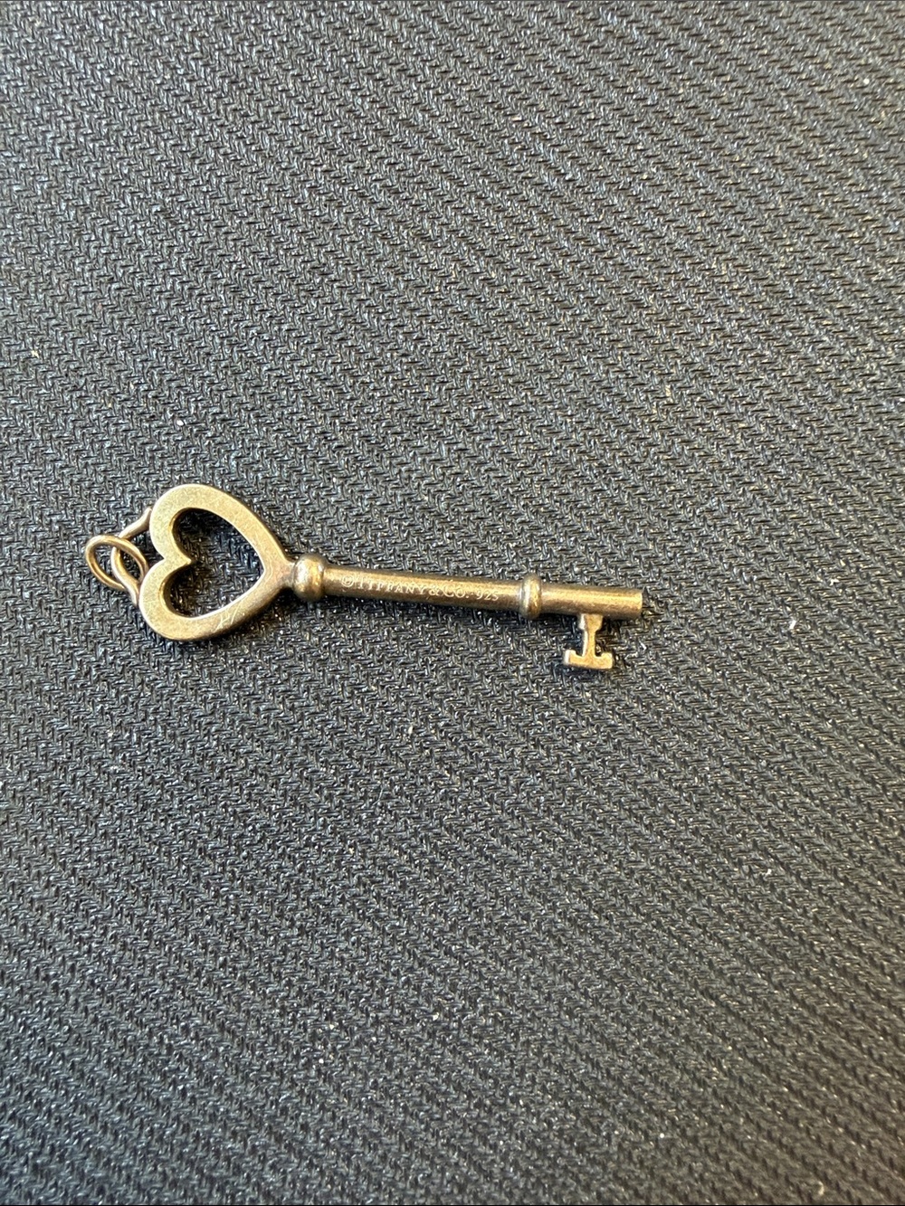 Tiffany & Co. Heart Key Pendant Silver
